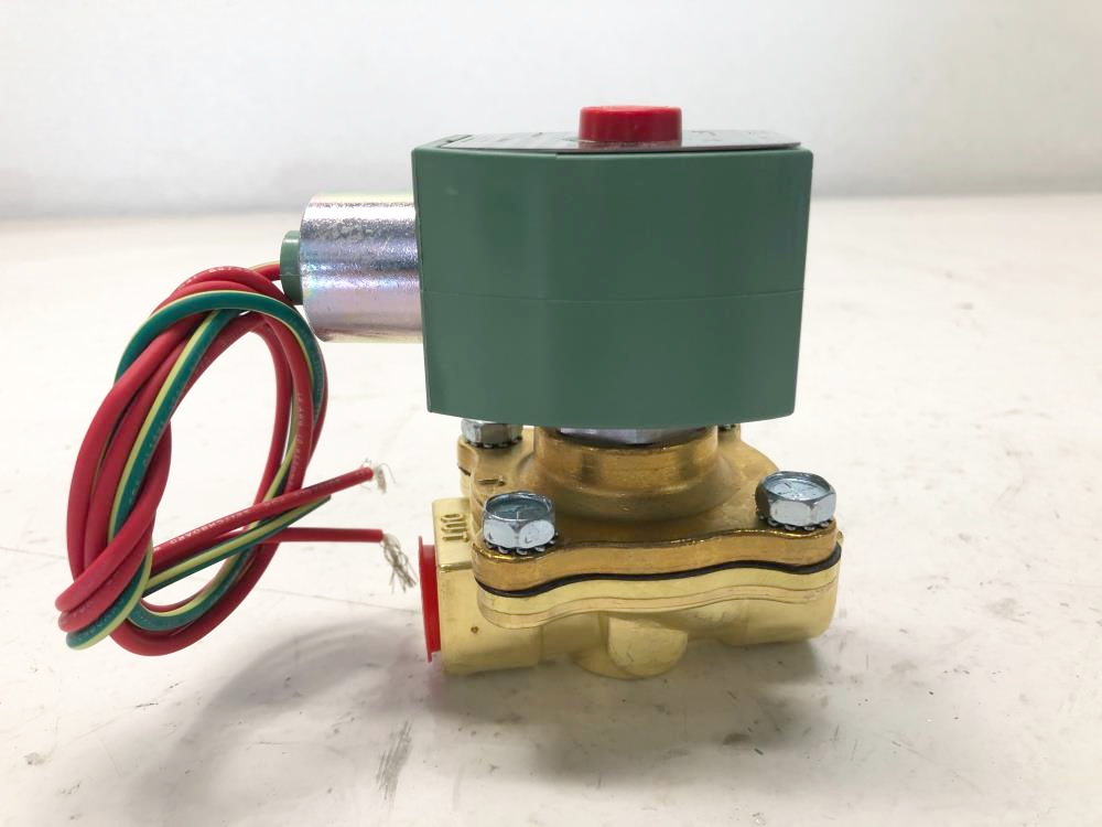 ASCO 1/2" NPT 2-Way Brass Solenoid Valve, 150 PSI, 8210G094